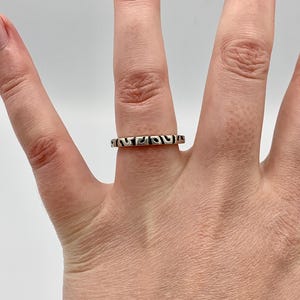 SILPADA maat 7,5 sterlingzilveren ring in Bali-stijl - minimalistisch modernistisch - stapelbaar - gepensioneerd ontwerp - 925 THAI - GRATIS verzending