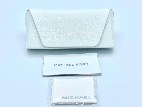 Michael Kors Sunglasses Case Empire Signature Logo Glasses Case in BROWN/LUGGAGE - Sale  main image 2