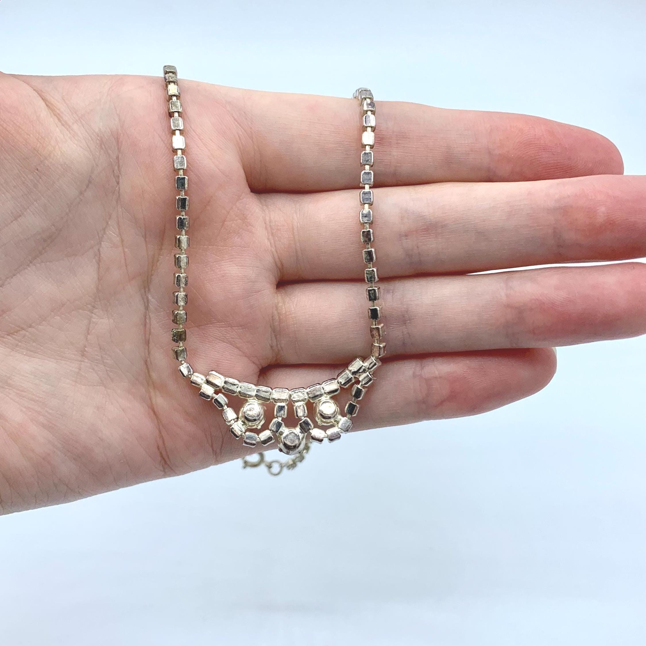 Dishowme Ensemble Collier Et Boucles D'Oreilles Cristal Vintage Coloré - Collier Ras Du Cou Strass Cœur Pour Femme