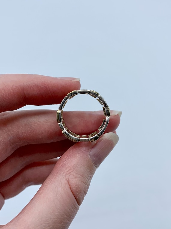 Silpada Sterling Silver & Brass Ring - Size 8 - R… - image 7