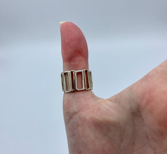 Silpada Sterling Silver & Brass Ring - Size 8 - R… - image 3