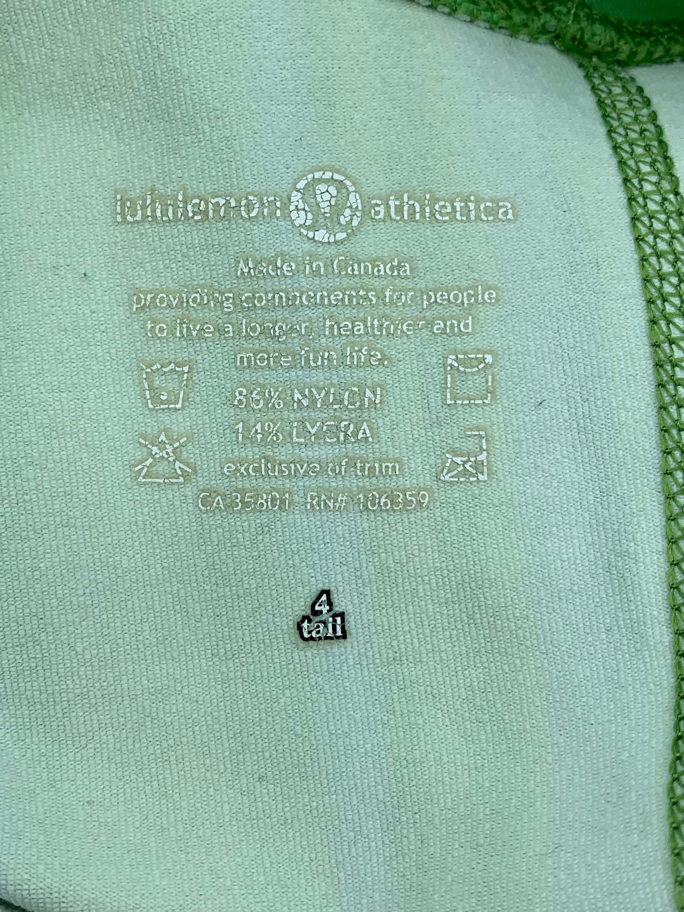 LULULEMON Size 4 Tall Vintage Green Stripe Wide Leg Bell Bottom Flare Yoga  Pants GROOVY Excellent Perfect Condition Rare Find FREE Shipping -   Canada