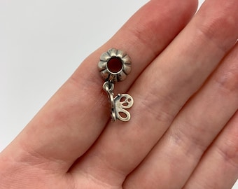 Authentic PANDORA Sterling Silver Butterfly Charm - Forever Friends - Charm Bracelet - 925 ALE - Christmas Gift - FREE Shipping