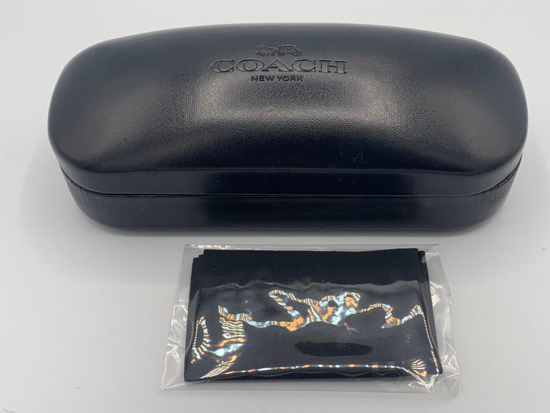 COACH Glasses or Sunglasses Case and Sealed Cleaning Cloth  display picture 3