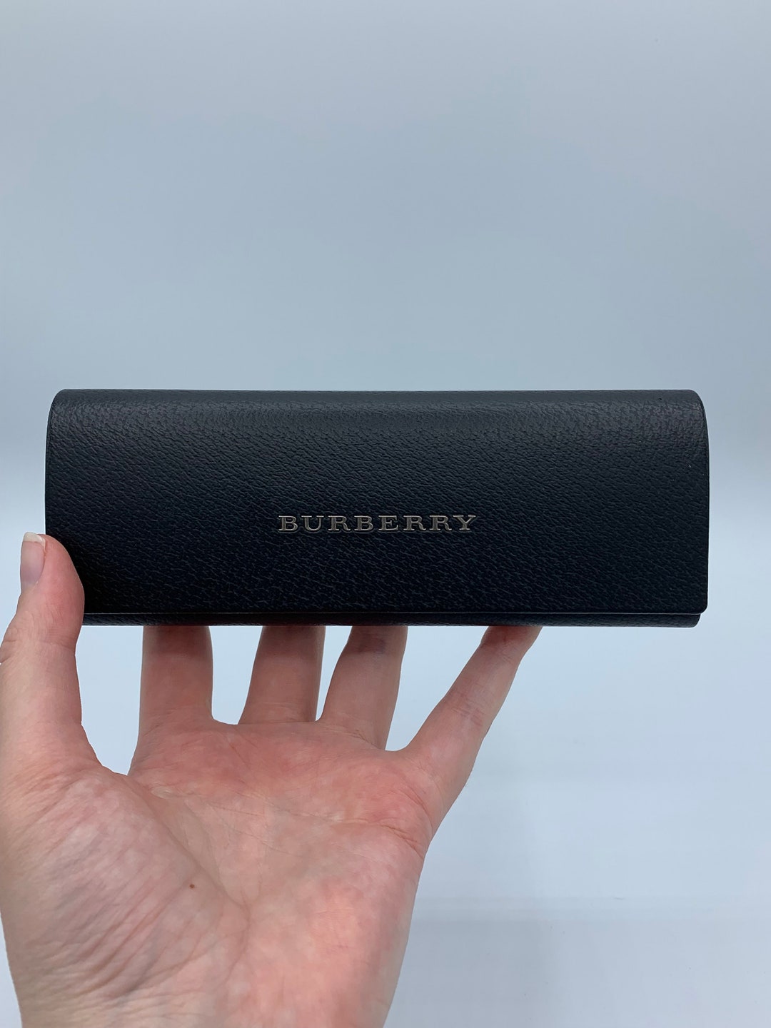 BURBERRY Authentic Glasses Case Hard Black Case With Soft - Etsy