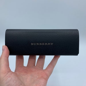BURBERRY Authentic Glasses Case - Hard Black Vintage Case  display picture 1