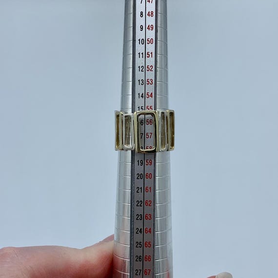 Silpada Sterling Silver & Brass Ring - Size 8 - R… - image 5