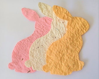 Plantable Paper Easter Bunny
