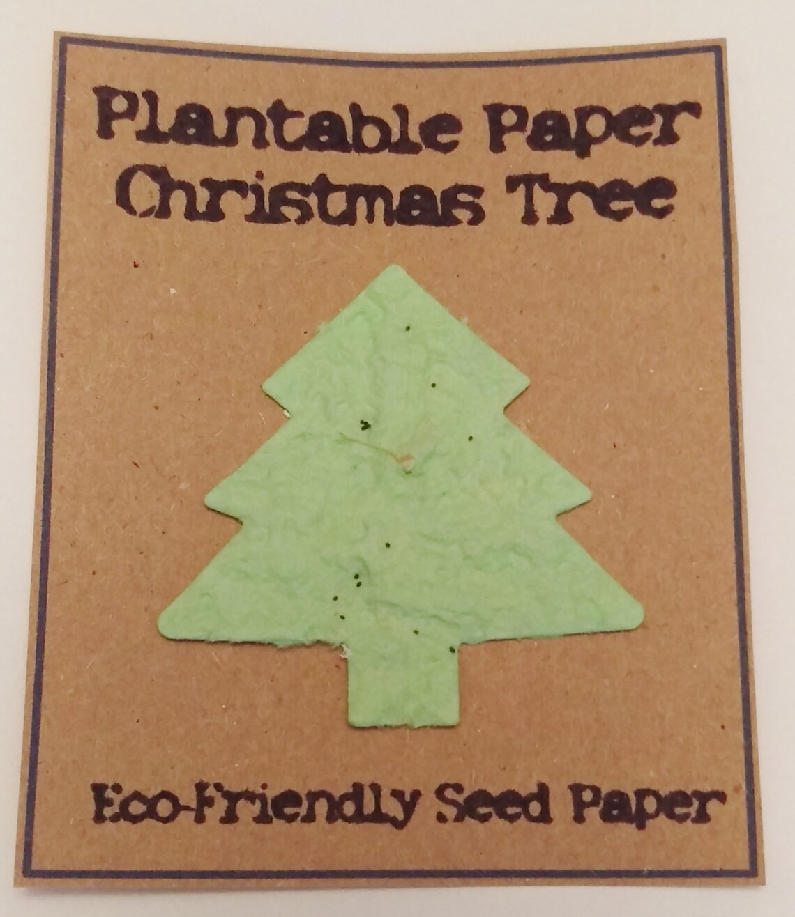 Seed Paper Christmas Card Inserts for Christmas Cards or Gifts Etsy UK