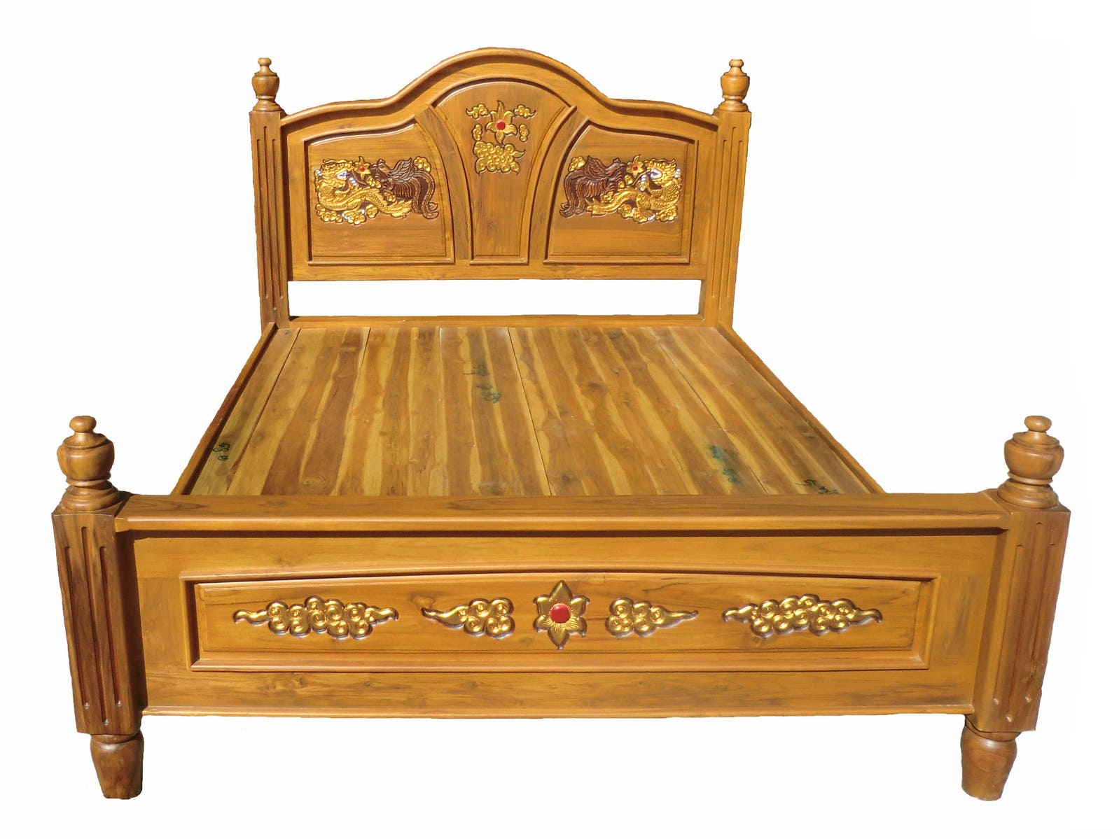 queen wood bed frame