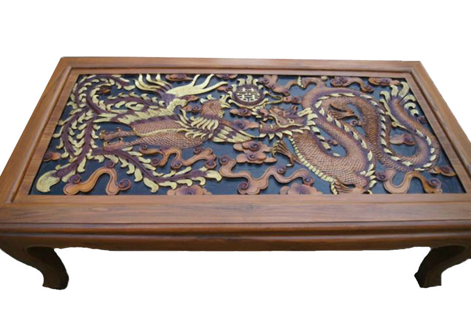 Carved teak wood living room furniture set with beautiful Etsy