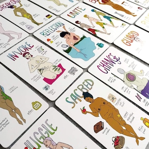 Naked Truth Orakel Kartenspiel • Karten für die Tarotlegung • Indie Tarotkarten • Kartenlegung für Anfänger • Schattenarbeit Tarotkarten