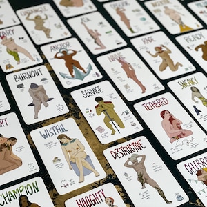 Naakt-waarheid orakelkaartspel uitbreidingspakket • 36 kaarten • Indie-tarotkaarten • spirituele genezing • schaduwwerk - orakelspel