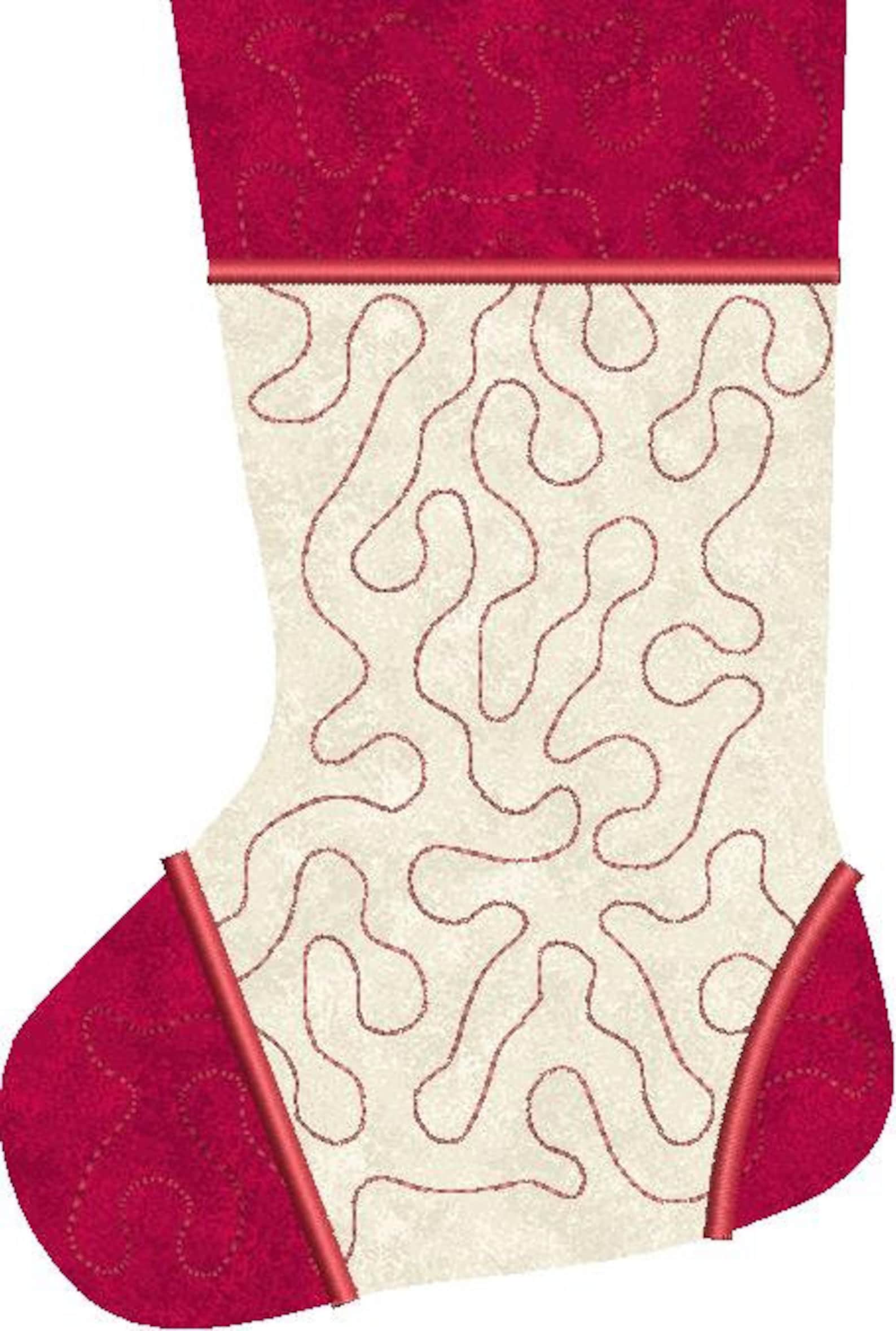 Christmas Stocking Blanks With Advent Numbers fully Lined in - Etsy