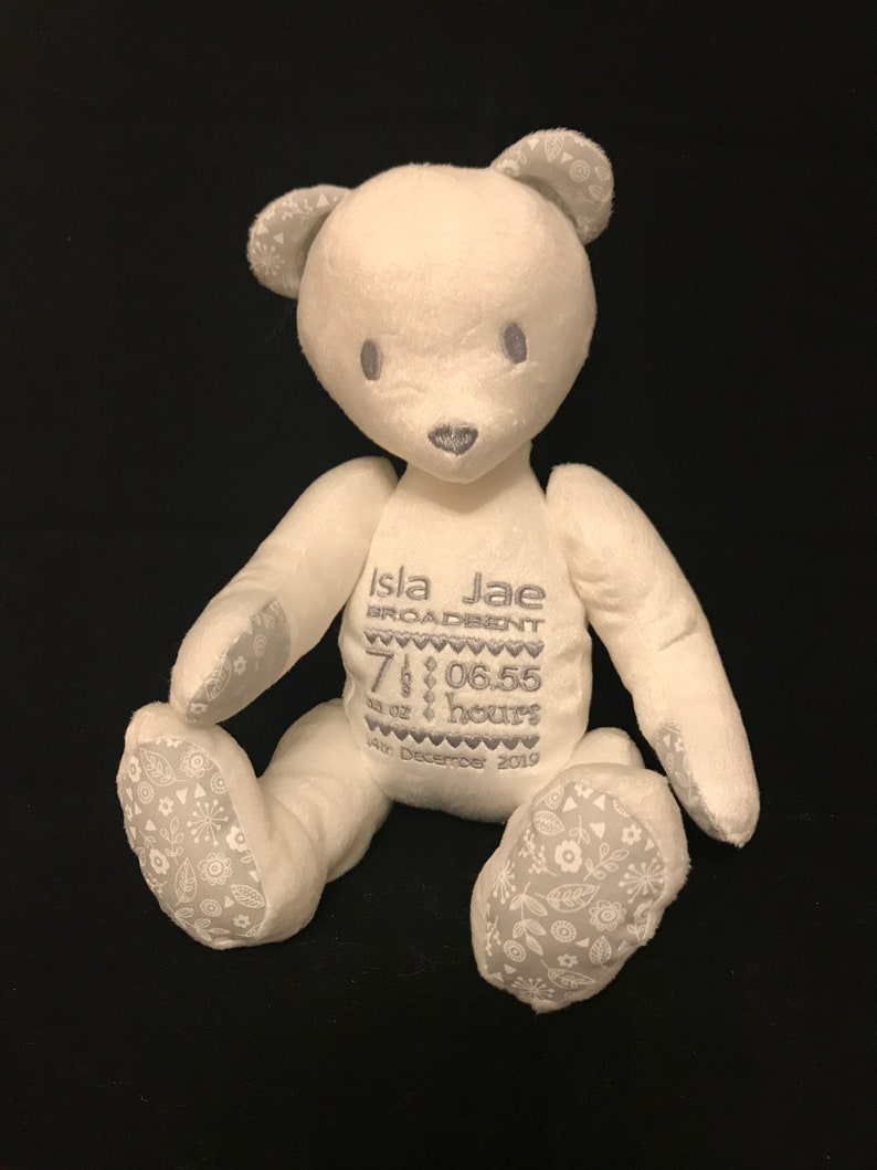 In The Hoop Large Jointed Teddy Bear Memory Bear 10x6 ITH Etsy
