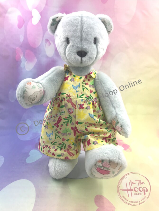 Teddy Bear Romper Suit and Knickers SEWING PATTERN for in the Etsy