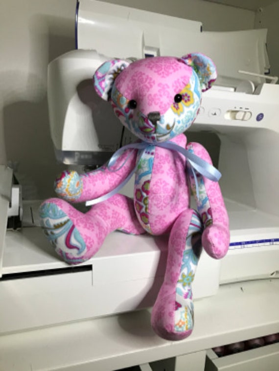 memory teddy bear sewing pattern