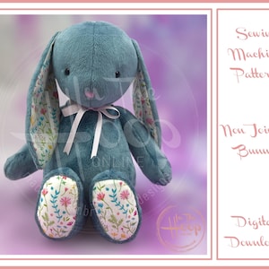Easy Bunny Rabbit Sewing Pattern - Print at Home