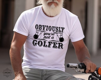 Obviously You’re Not A Golfer, The Big Lebowski Movie Fan Gift, Quotes From The Dude, The Dude Abides, Funny Golfer Shirt, JimiJaxx, Unisex