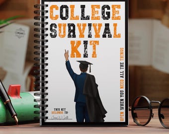 DIY College Survival Kit Printable, High School Senior Graduate Gift Card Book, First Year Of College Care Package, Cash Grad Gifts, 5x7