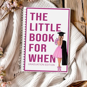 High School Senior Gift Card Book For Her, Class of 2026 For When Cards, DIY College Survival Kit, Creative Grad Gift Under 20, Editable