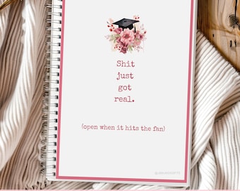 High School Graduation Open When Gift Card Book, DIY Printable Grad Gift, College Survival Kit, Canva Editabl, Instant Download, Two Sizes