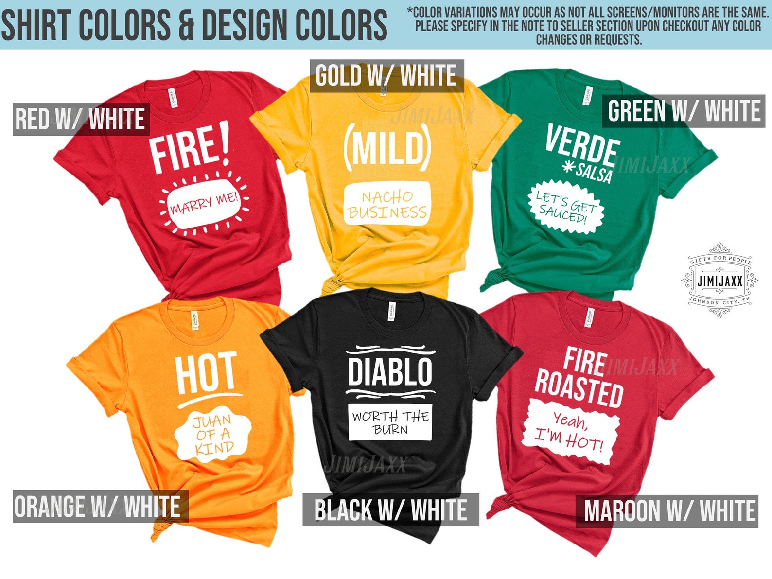 Hot Sauce Shirt Group Taco Sauce Shirts Taco Sauce Costume Etsy