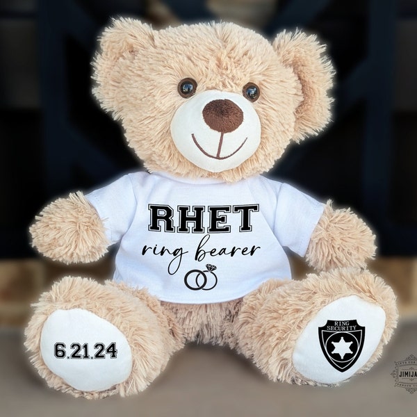 Ring Boy Teddy Bear Etsy Canada