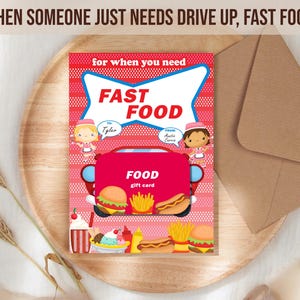 Fast Food Sonic Gift Card Holder Print at Home, Printable Gift Under 20 ...