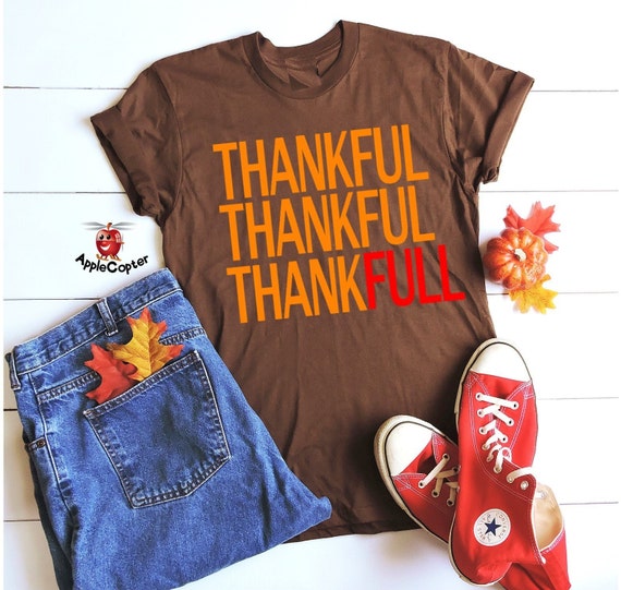 Thankful Shirt Thankful And Blessed Shirt Turkey Football | Etsy
