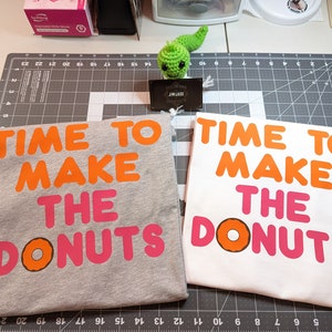 Time To Make The Donuts Party Shirt, Vintage Dunkin Donuts T-Shirt, Kids Donut Birthday Party Outfit, 80s Slogans Shirt, Donut Mom, Unisex, donut party shirt, Donut Themed Party, birthday shirt for her, dunkin donuts shirt, coffee and donuts shirts