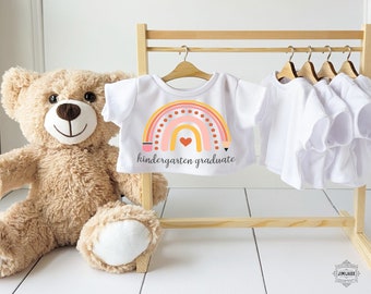 Kindergarten Abschlussfeier Geschenk für Sie, Teddybär Shirt, Andenken bestanden Geschenk, Vorschul-Abschluss Bär T-Shirt, Klasse von 2024 gefüllte Bär Outfit