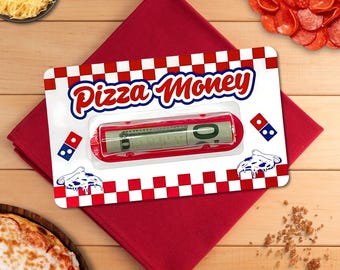 College Student Snack Care Package Idea, Pizza Money Cash Gift Card, Food Delivery Fund, Teen Birthday Money Gift, For When Cards, Size 5x3