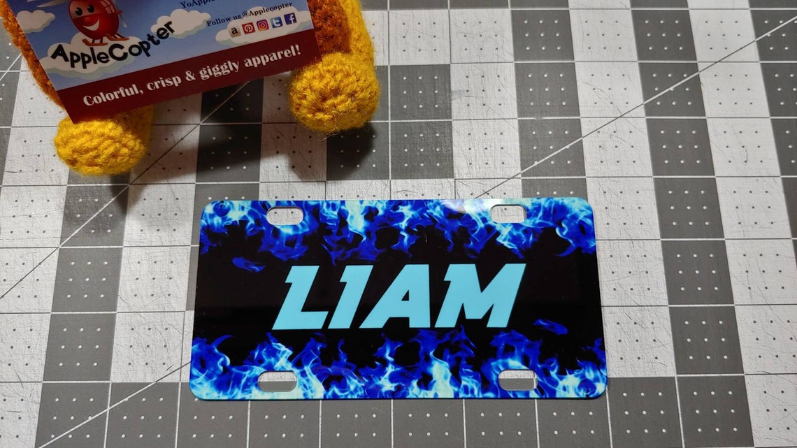 Bike License Plate for Kids Personalized Mini License Plate Etsy