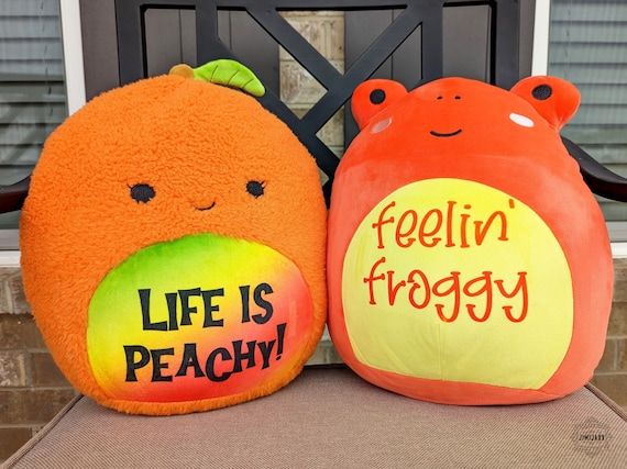 Personalized WENDY Frog Squishmallow, Frog Plush With Name, Frog
