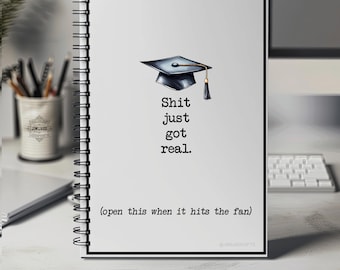 Graduation Gift Card Book, Cash Gift For High School Senior Or College Grad, Funny Class of 2026 Gift, Instant Download, EDITABLE, 2 Sizes
