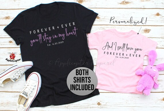 Personalized mother daughter shirts Clearance