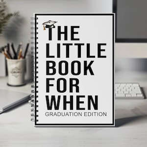 Graduation For When Cards, Grad Gift Card Book, Graduation Gift Under 20, College Survival Kit, Instant Download, Text Editable, 5x7, 4x6