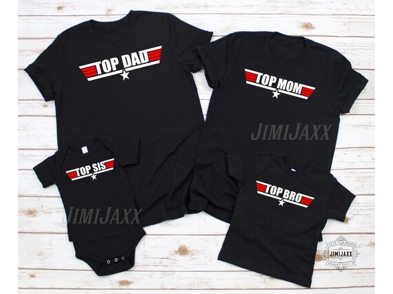 Top Gun Movie Themed Birthday Party Outfits for Family 