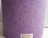 Harris Tweed Lampshade, Purple Violet Lampshade,Scottish Country, Rustic, Scandi Style, Scottish Gift, Table Lamp, Floor Lamp, Ceiling Light