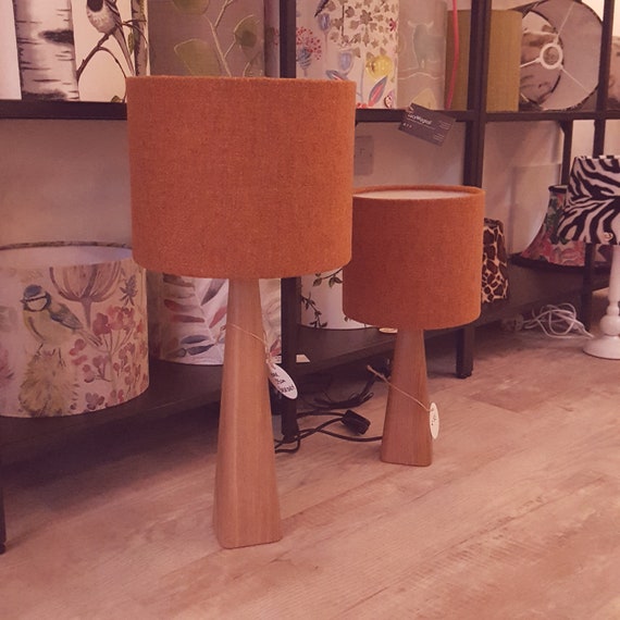 Terracotta Harris Tweed Lampshade Small and Medium 15cm 20cms