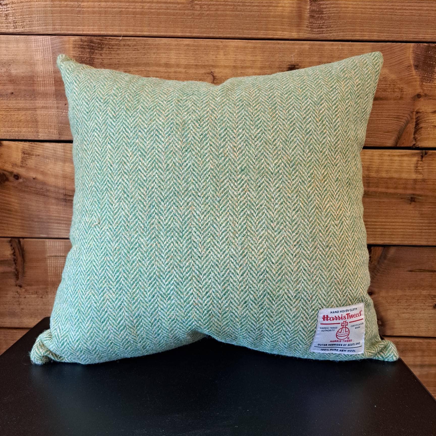 Green Tweed Pillow Etsy UK