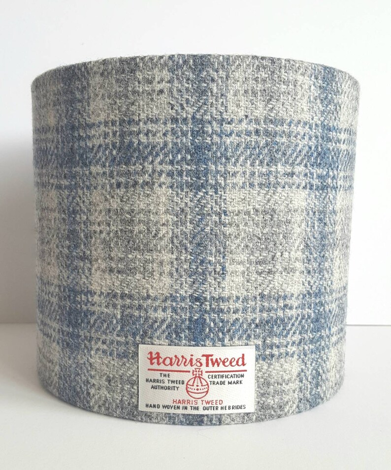 Gin Bottle Lamp Kit Harris Tweed Lampshade and Bottle Lamp Etsy