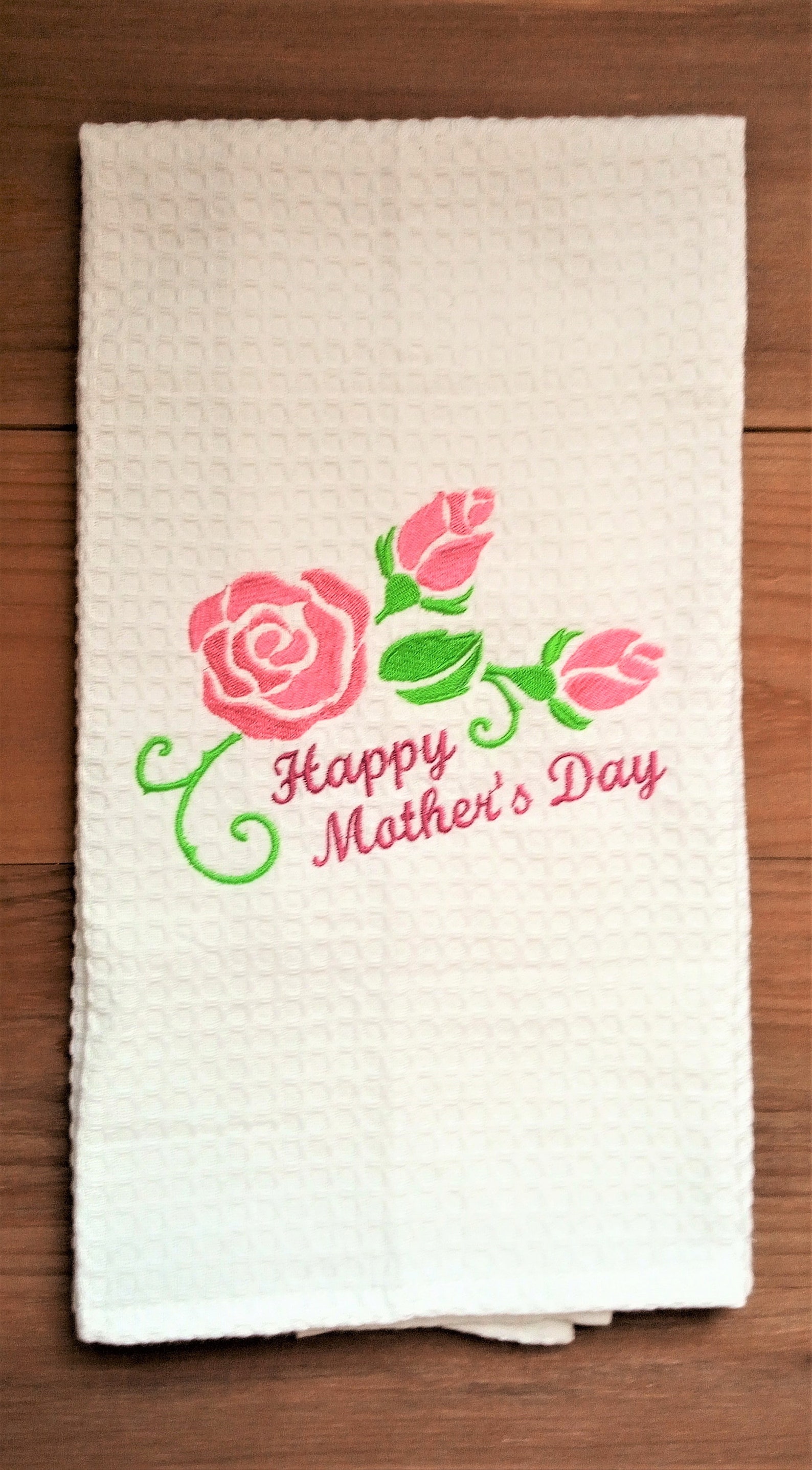 Mother's Day Towel happy Mothers Day Tea Towel Mothers Etsy