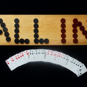 All In Poker Sign With Vintage Poker Chips