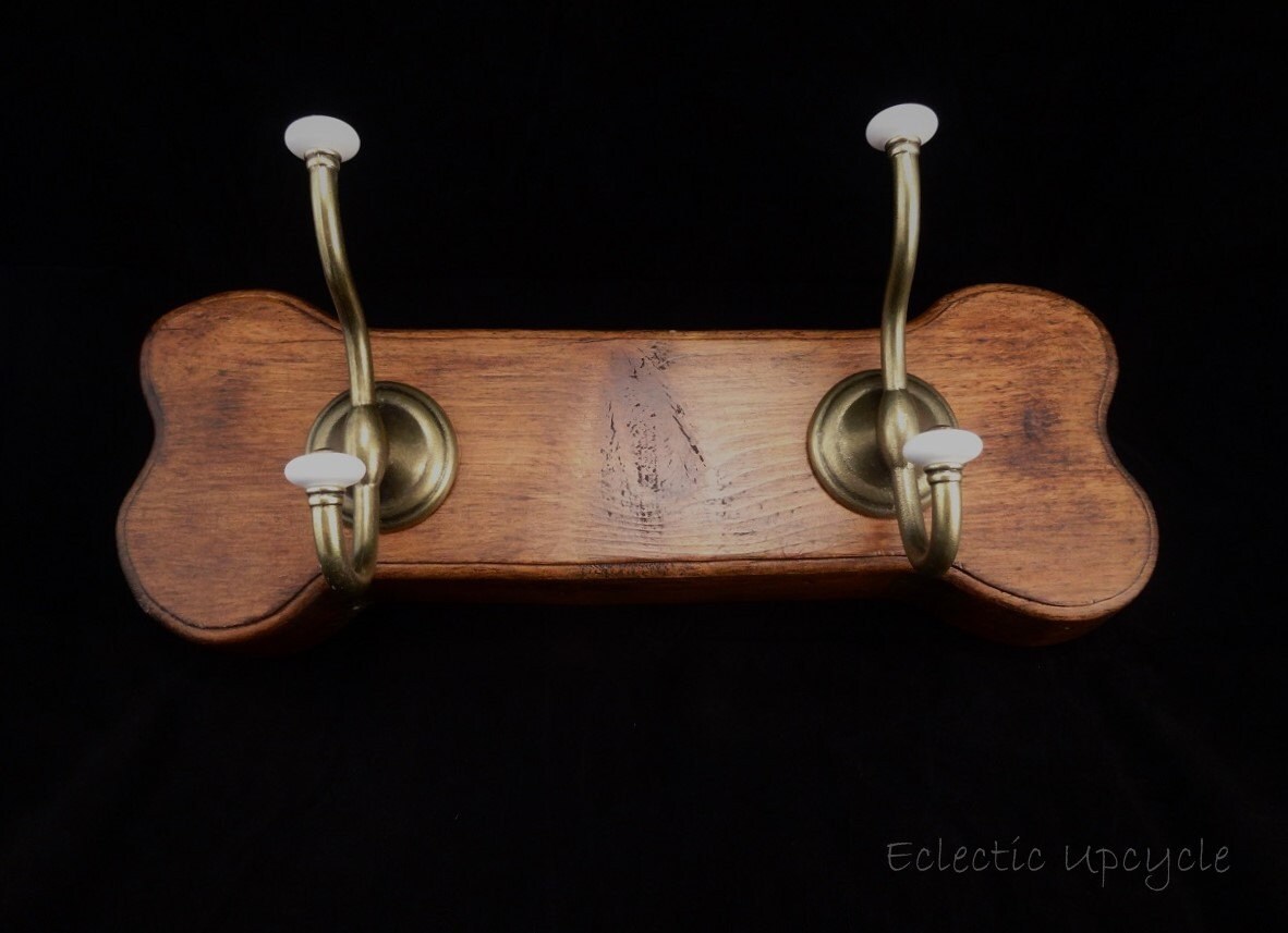 Dog Collar & Leash Hook With Two Extra Large Decorative Etsy