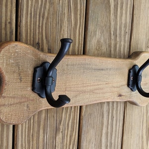 Upscale Dog Leash Hook - Made with Reclaimed Wood & Upscale Decorative Hooks