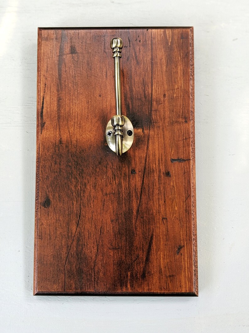 Reclaimed Wood Coat Hook Farmhouse Decor Etsy