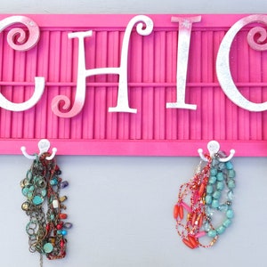 Up-cycled & Re-purposed Shutter Sign - She Shed Decor