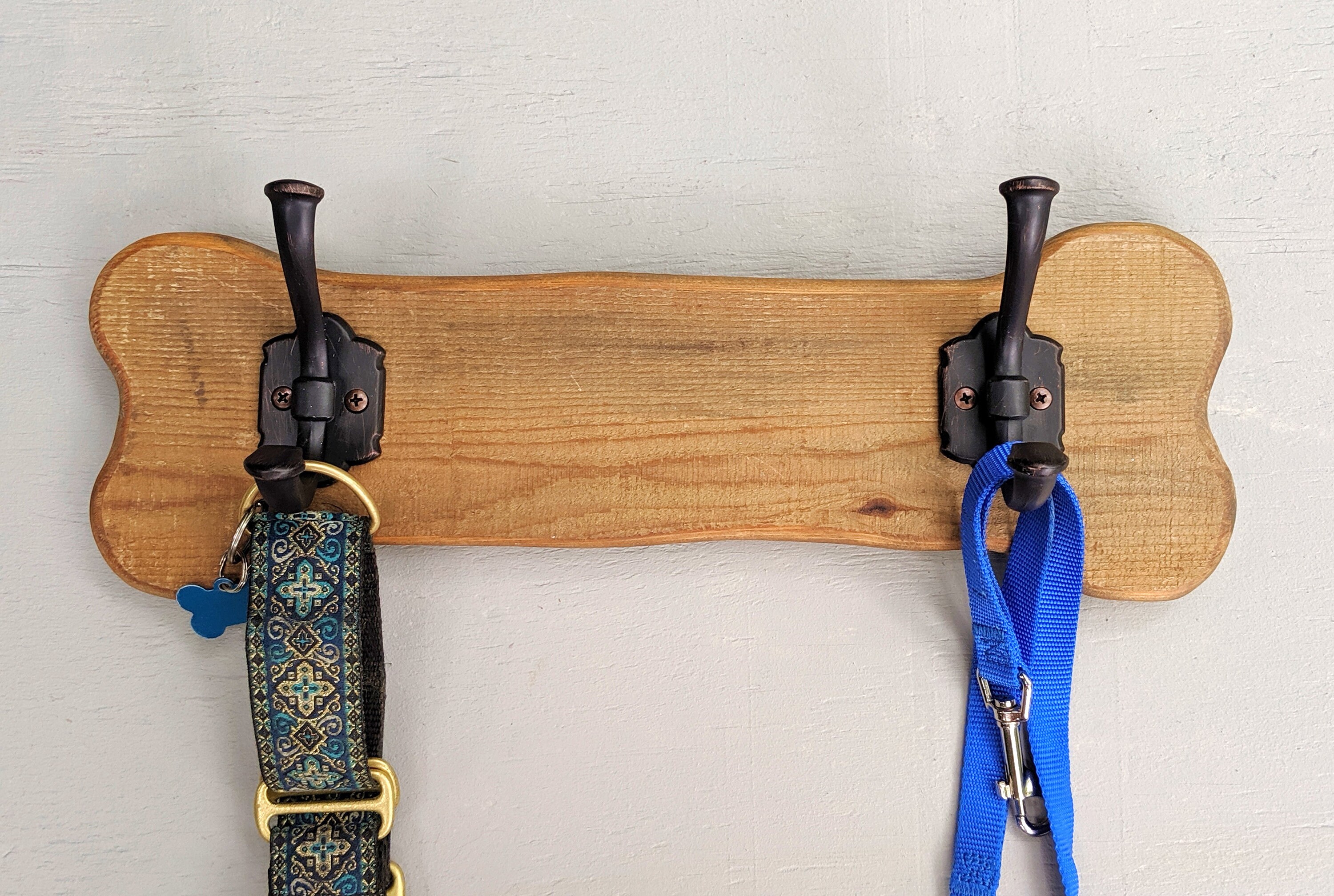 Personalized Dog Leash Hook Made With Reclaimed Wood & Etsy